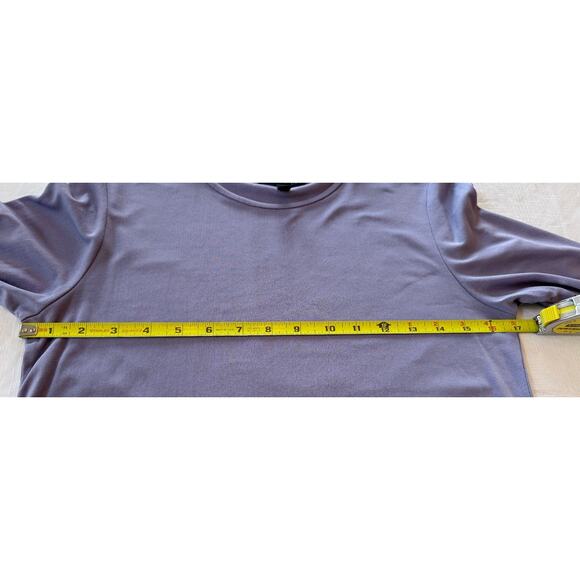 Eileen Fisher Silk Lavender Long Sleeve Small Shirt Layering Office - Picture 5 of 7